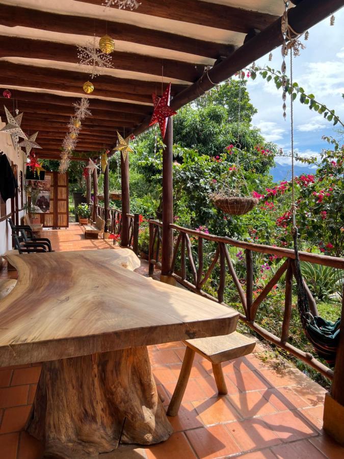 Hostal Villa San Rafael Barichara Eksteriør billede