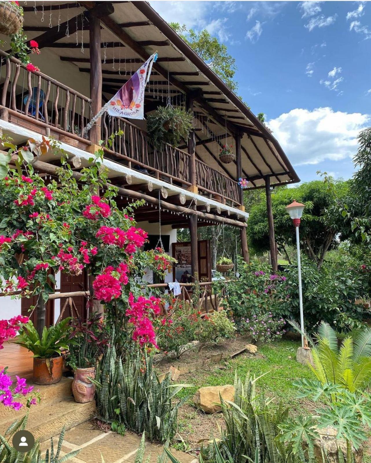 Hostal Villa San Rafael Barichara Eksteriør billede