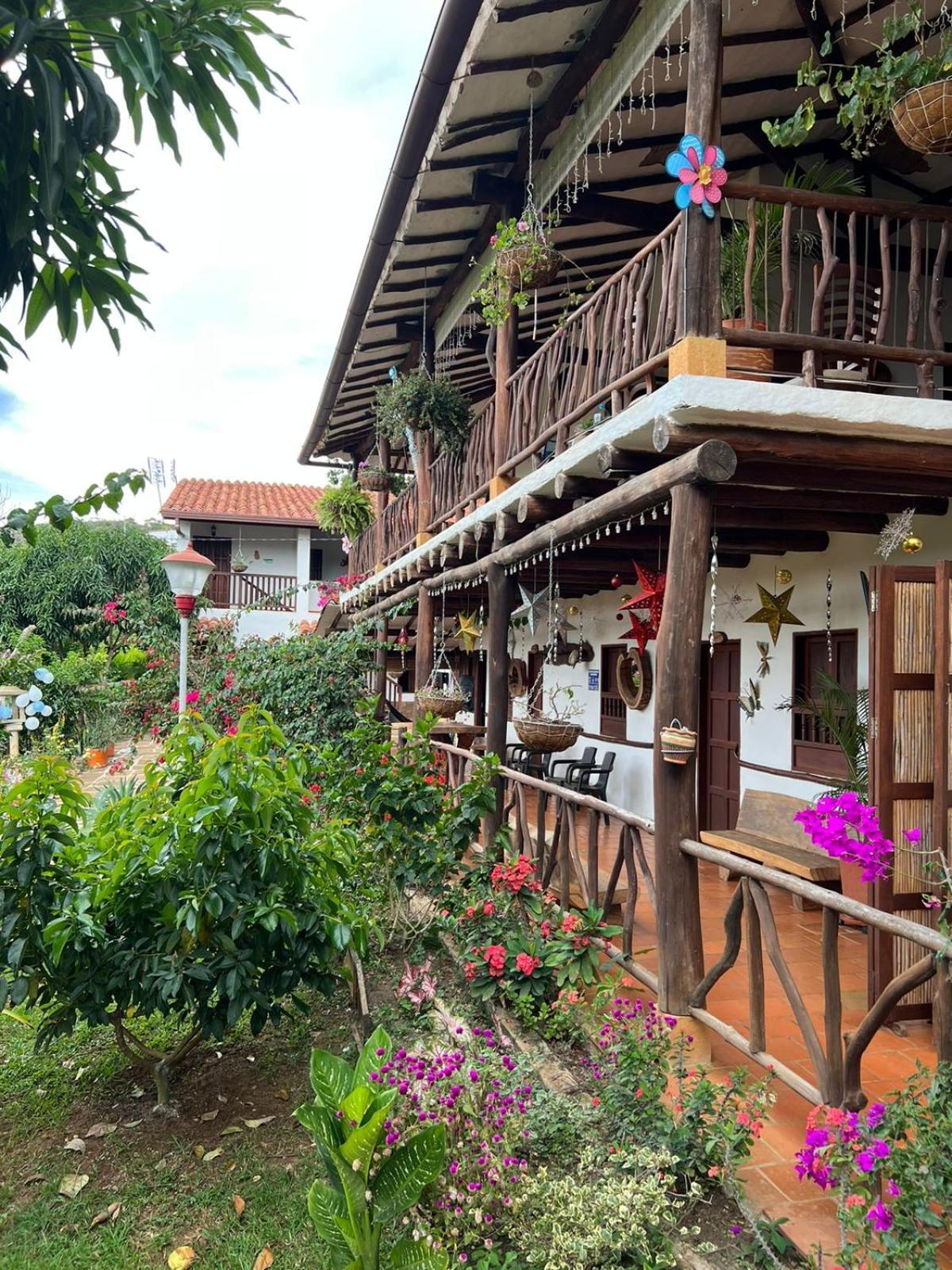Hostal Villa San Rafael Barichara Eksteriør billede
