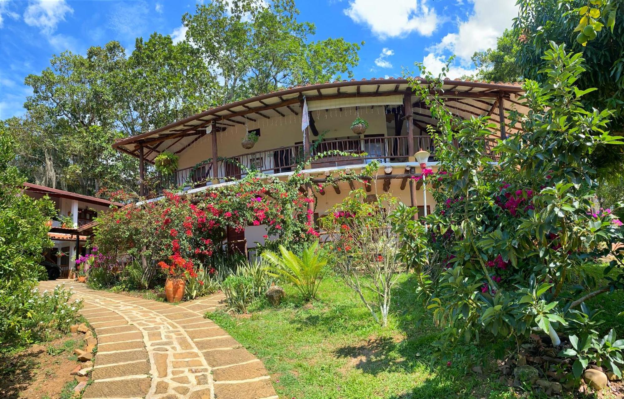 Hostal Villa San Rafael Barichara Eksteriør billede