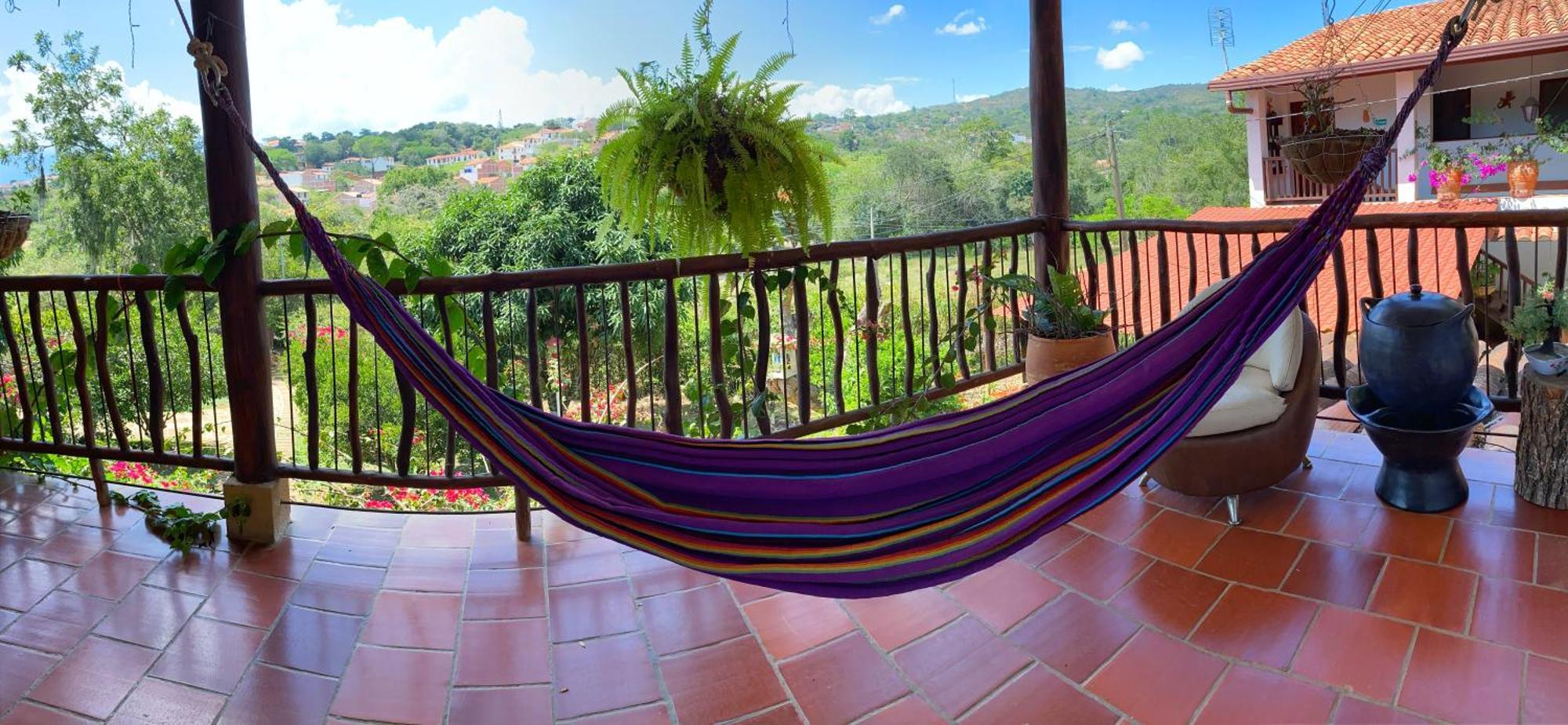 Hostal Villa San Rafael Barichara Eksteriør billede